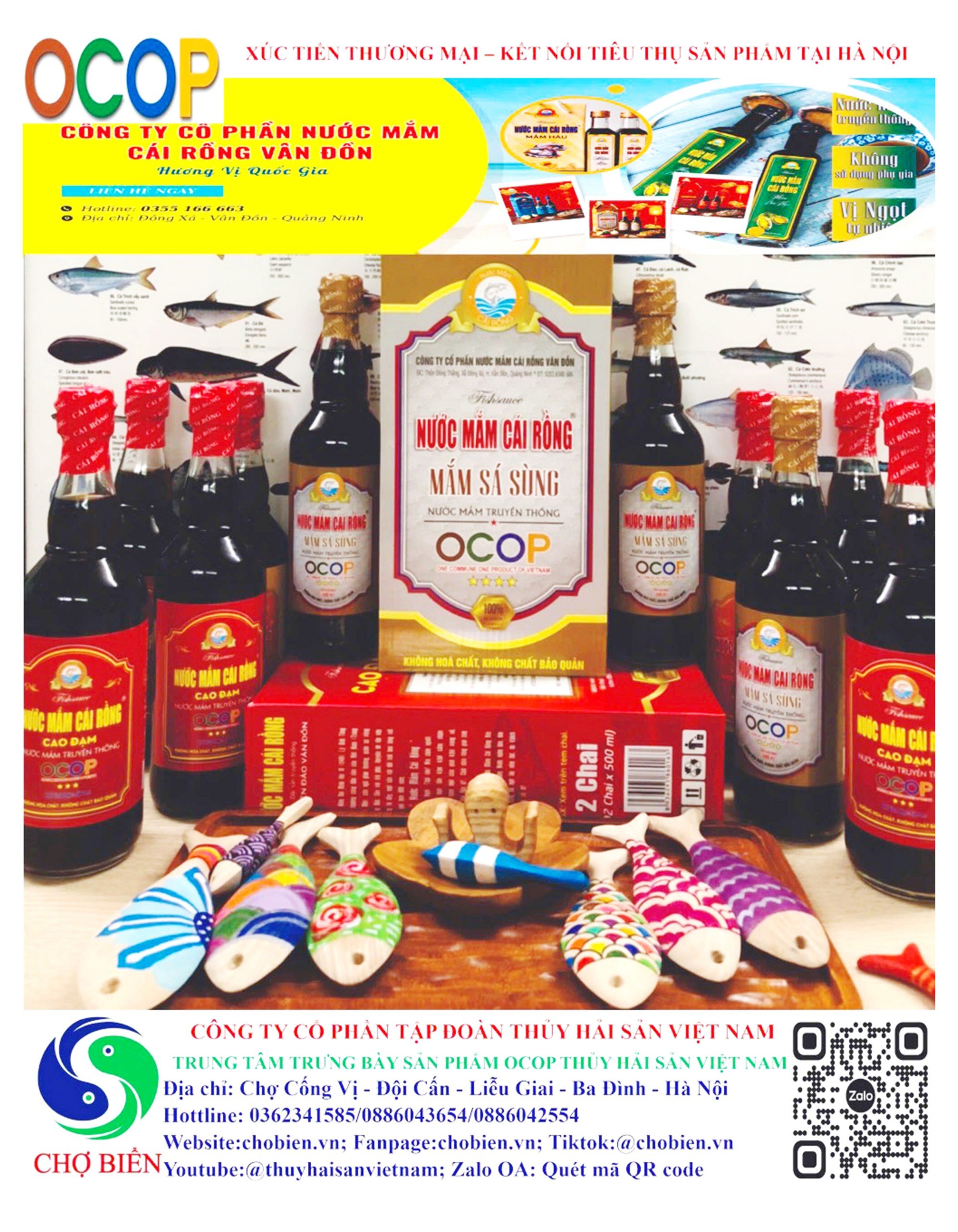 Nước mắm Cái Rồng-Ocop 4 sao