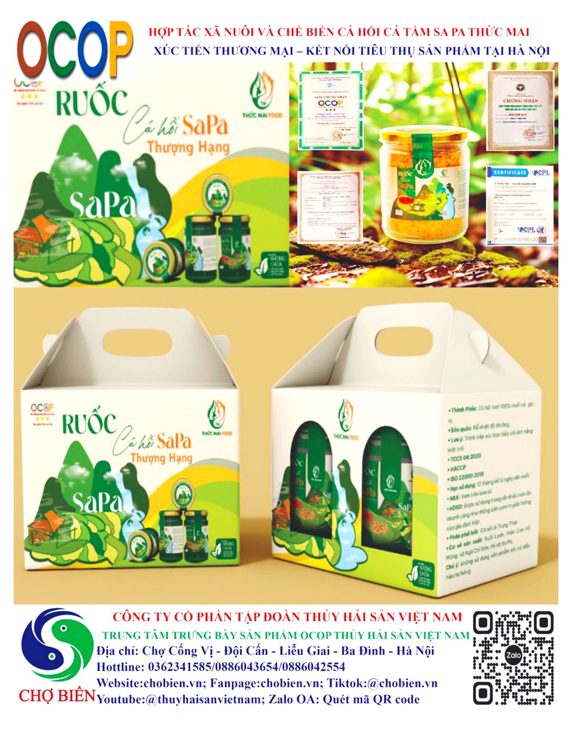 Ruốc cá hồi – Ocop 3 sao
