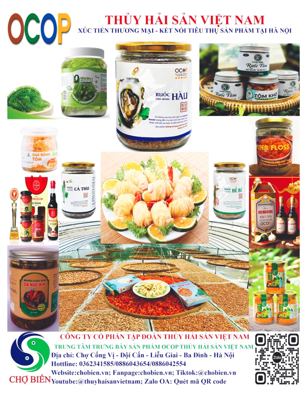Thư ngỏ hợp tác – Xúc tiến thương mại và tiêu thụ sản phẩm Ocop thủy hải sản Việt Nam tại Hà Nội