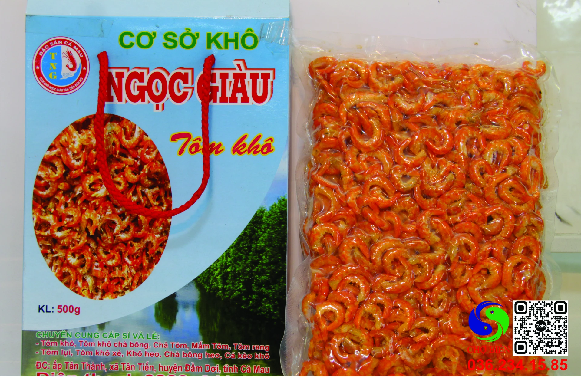 Tôm khô Cà Mau