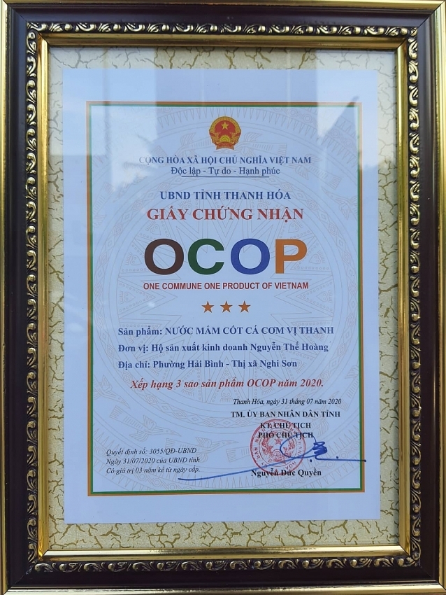 Nước mắm cốt cá cơm Vị Thanh – Tinh hoa ẩm thực xứ Thanh