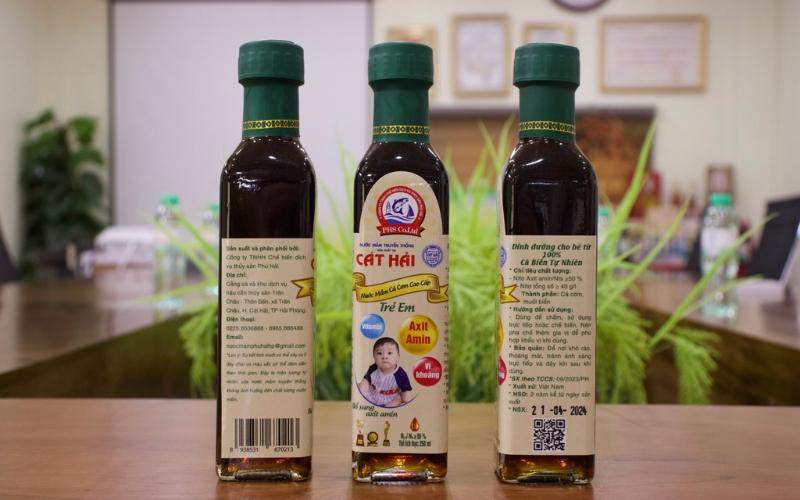 Nước mắm Phú Hải-Ocop 4 sao